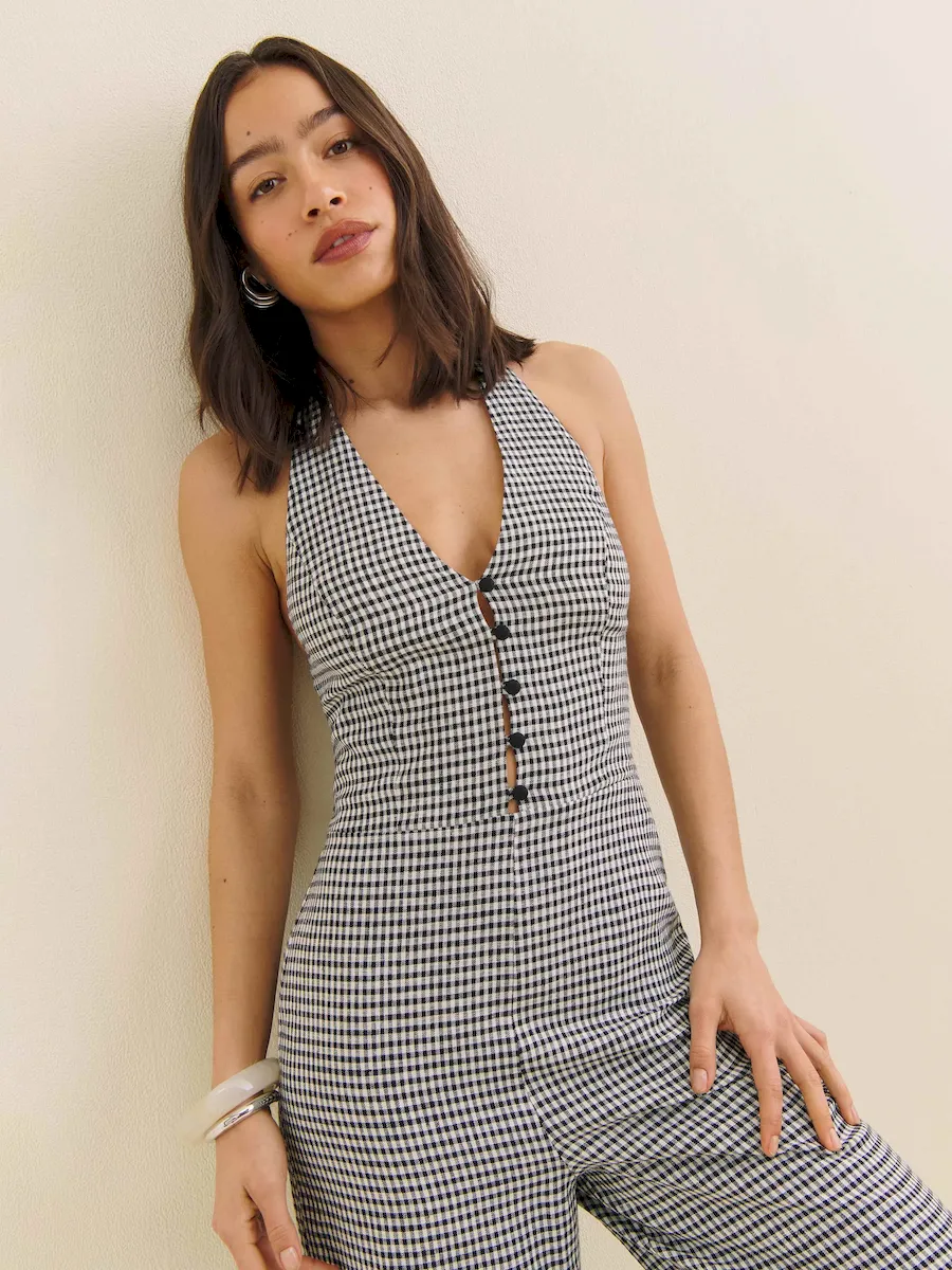 Sofia Linen Jumpsuit - Image 2