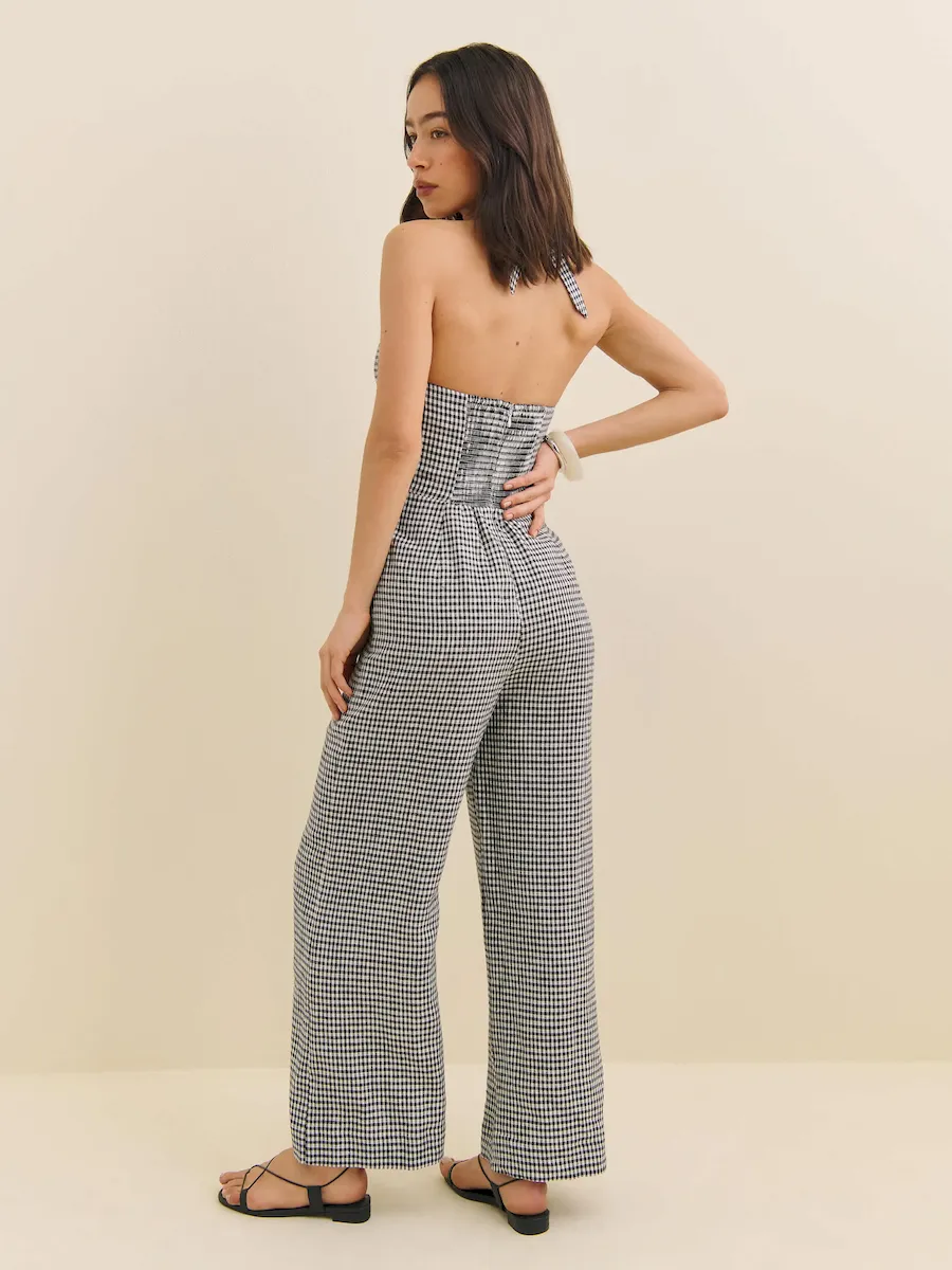 Sofia Linen Jumpsuit - Image 4