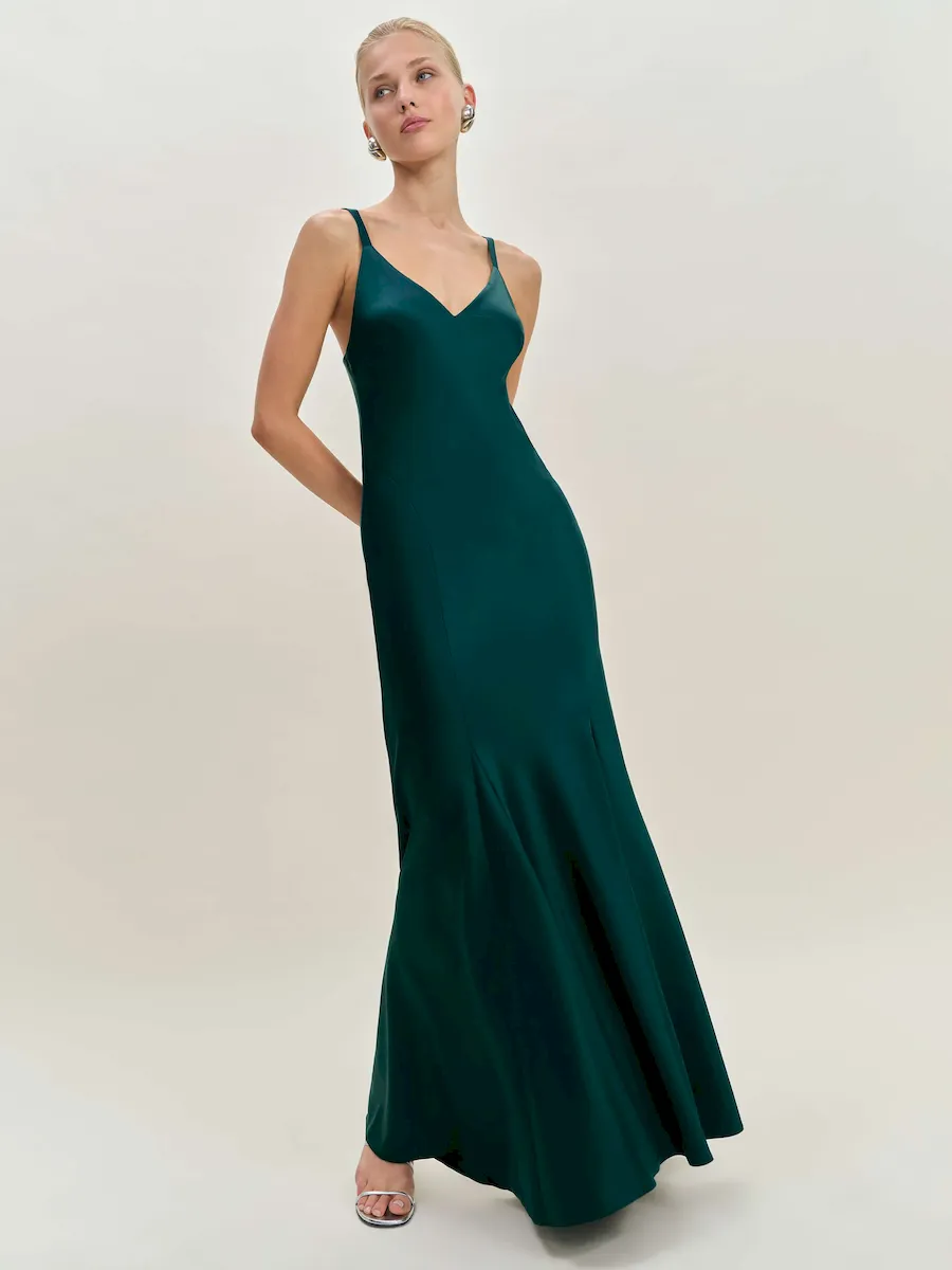 Tyler Satin Dress - Image 4