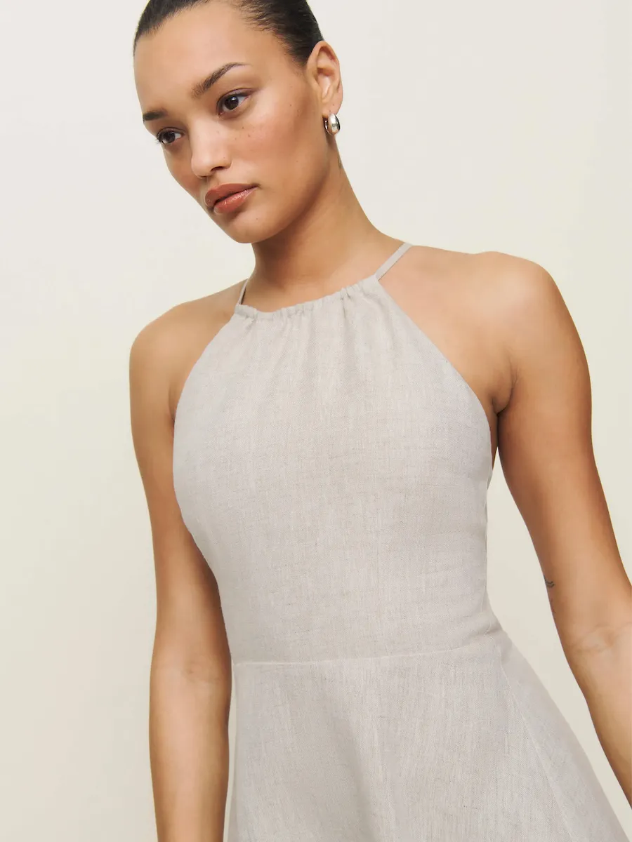 Yuliy Linen Dress - Image 3