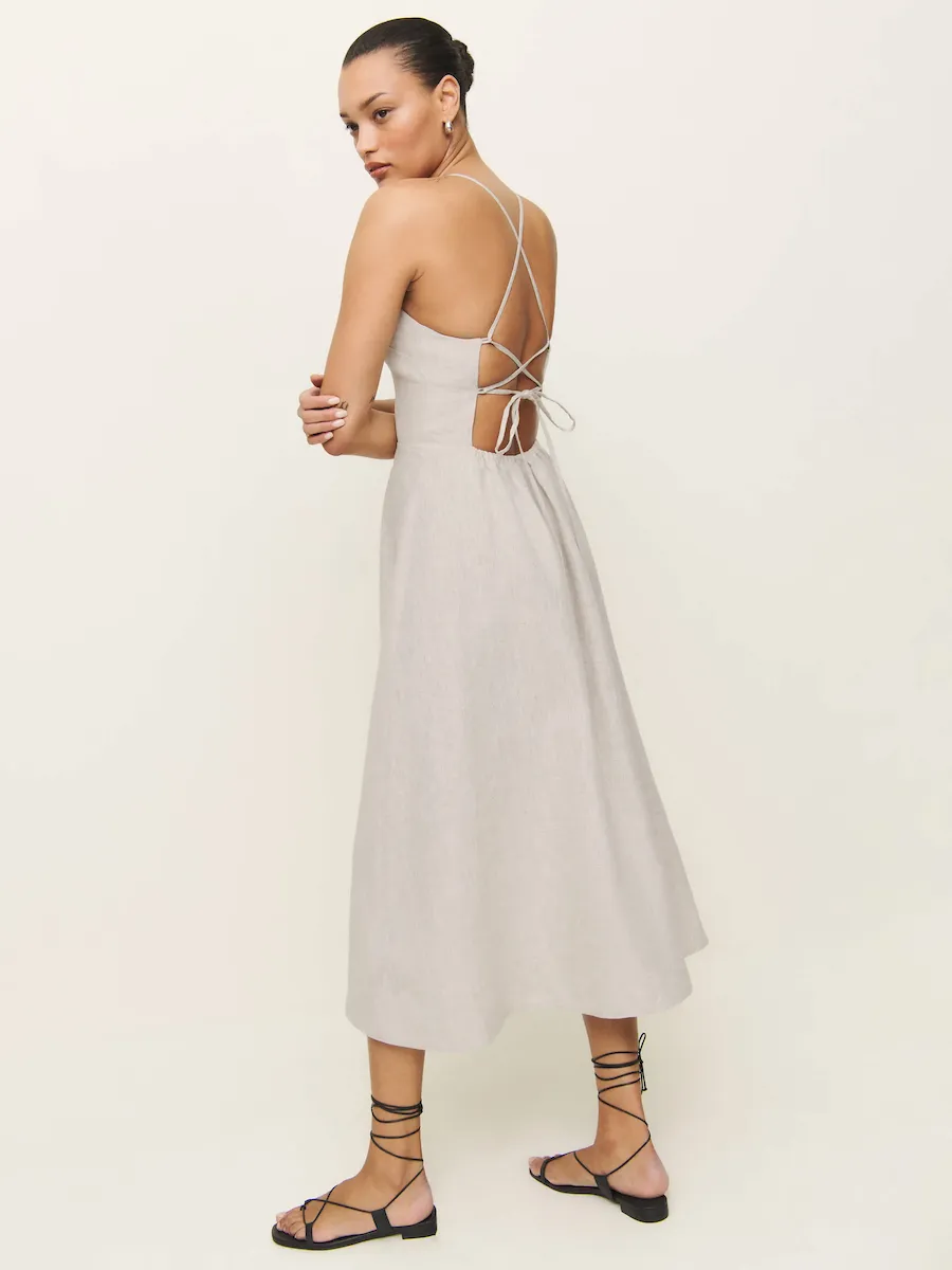 Yuliy Linen Dress - Image 5