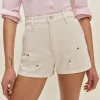 Blake High Rise 3” Utility Jean Shorts