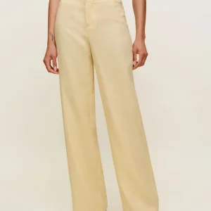 Petites Vida Linen Low Rise Pant