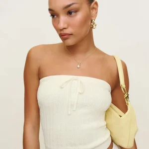 Zazie Cotton Strapless Sweater