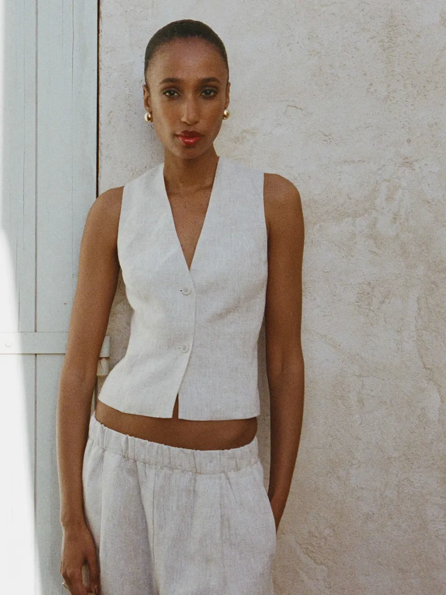 Anita Linen Vest