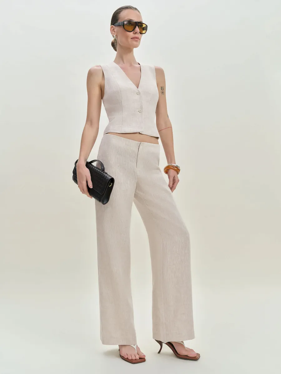Anita Linen Vest - Image 6