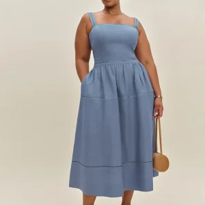 Everett Linen Dress Es