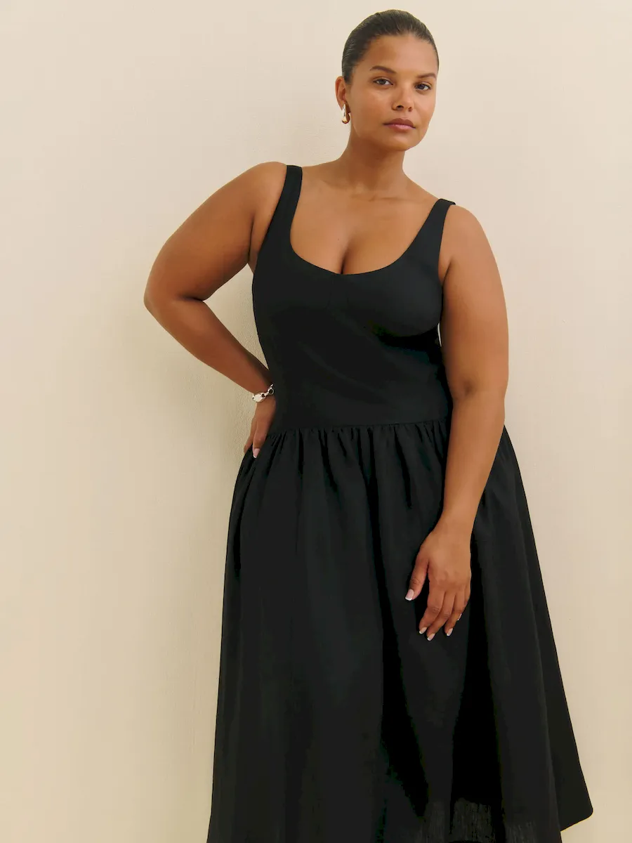 Roslyn Linen Dress Es - Image 2