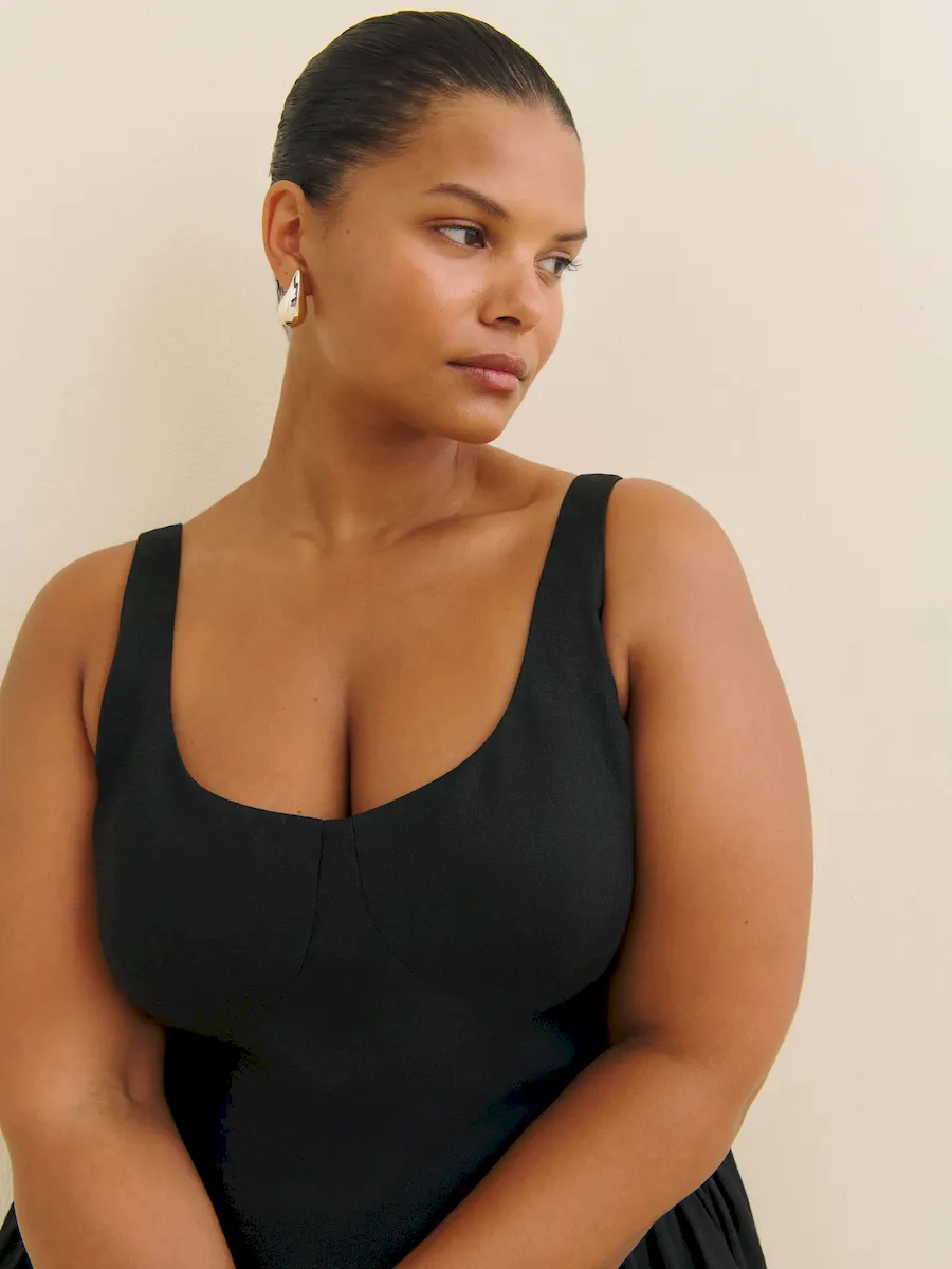 Roslyn Linen Dress Es - Image 3