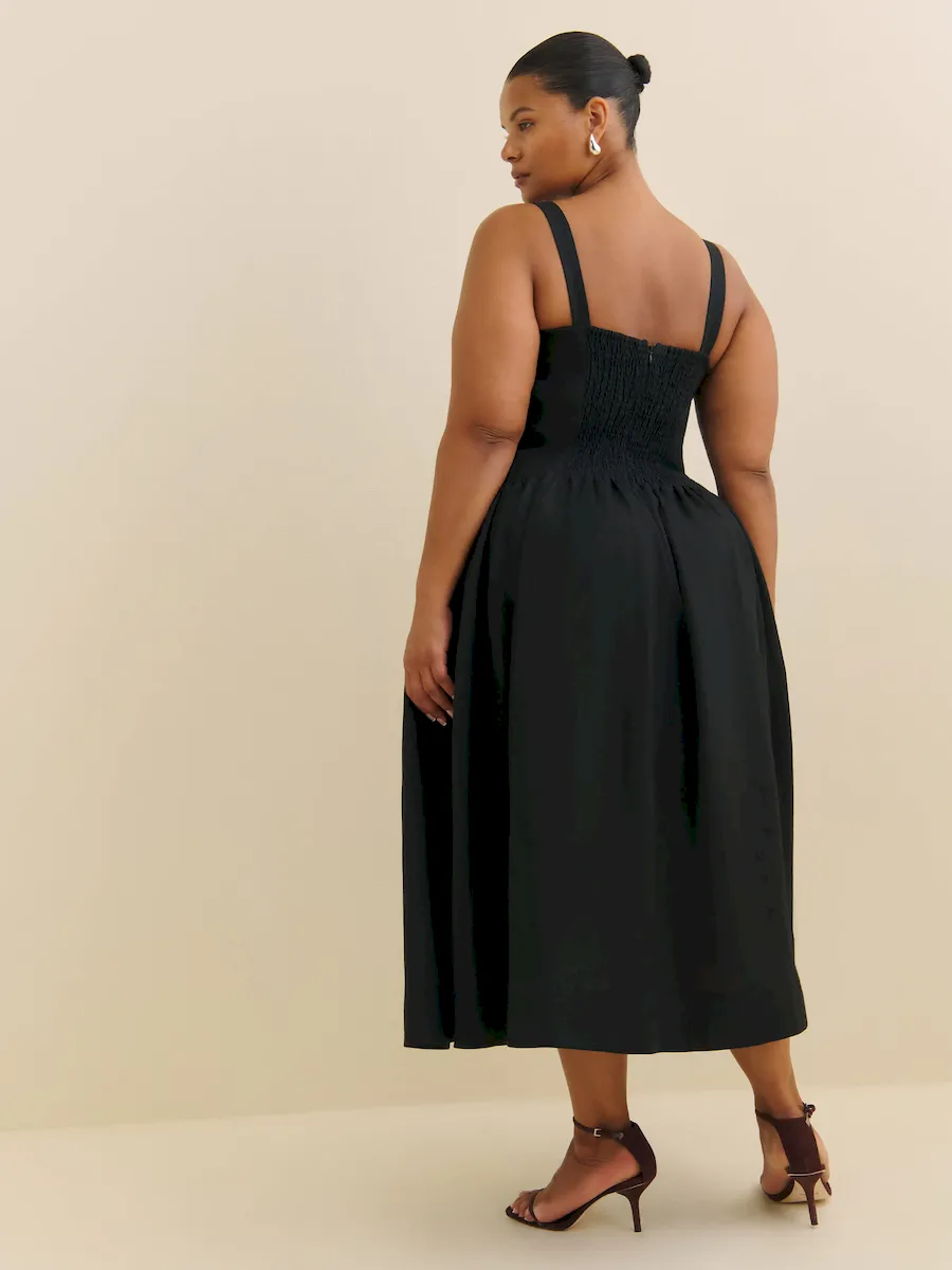 Roslyn Linen Dress Es - Image 4