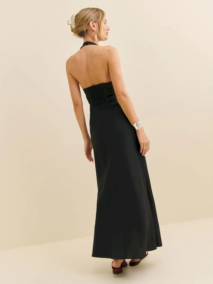 Petites Delilah Linen Dress - Image 4