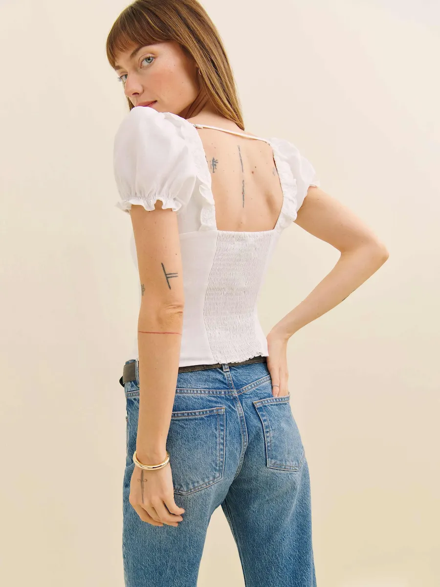 Alice Linen Top - Image 5