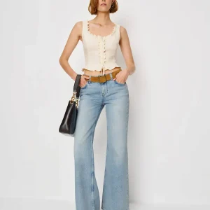 Kara Low Rise Loose Flare Jeans
