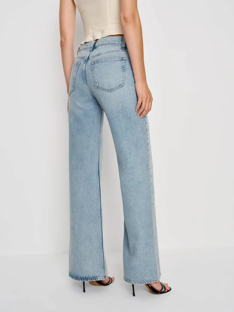 Kara Low Rise Loose Flare Jeans - Image 3