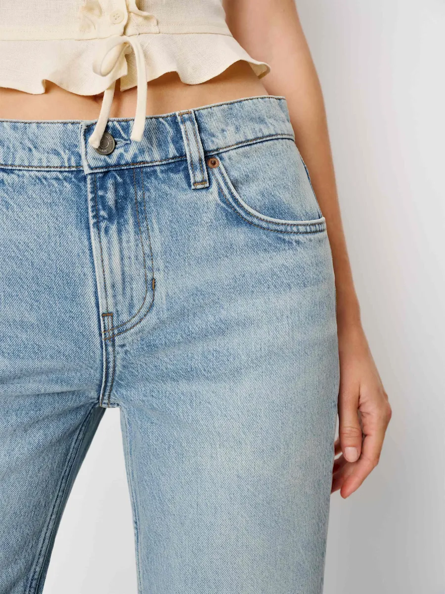 Kara Low Rise Loose Flare Jeans - Image 4