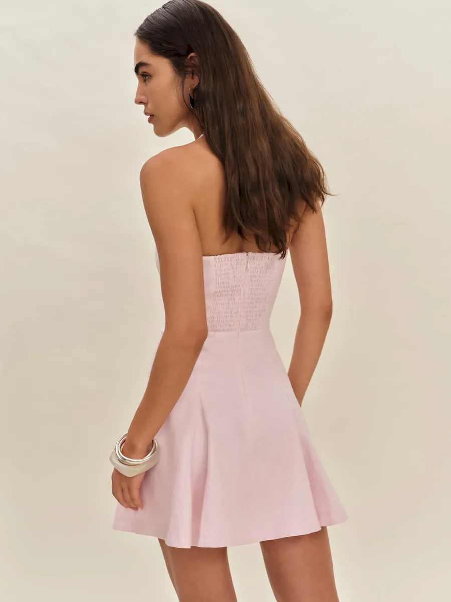 Derin Linen Dress - Image 3