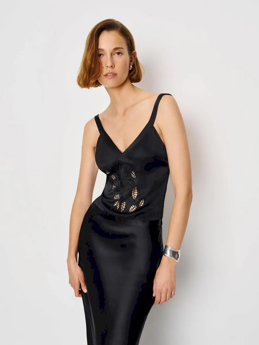 Tatie Silk Dress - Image 2