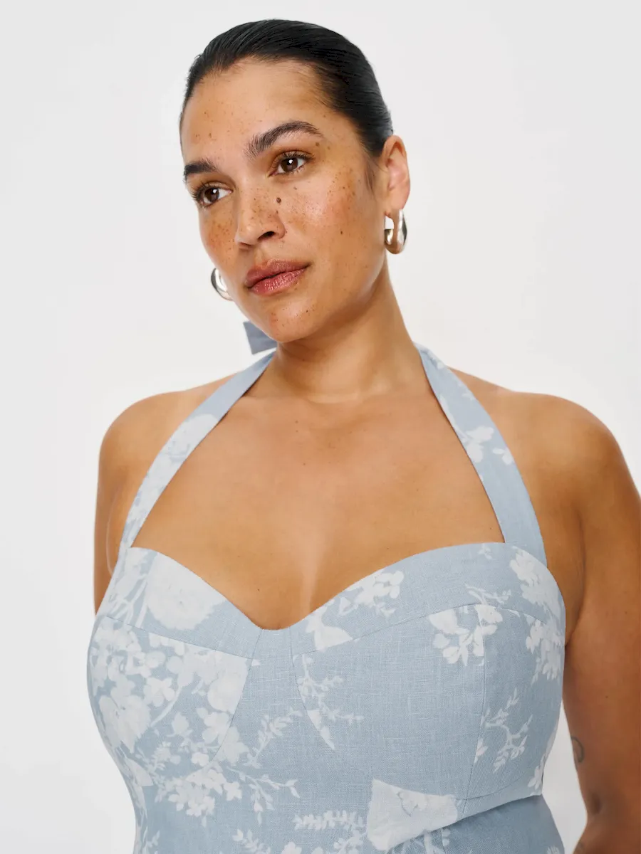 Tala Linen Dress Es - Image 3