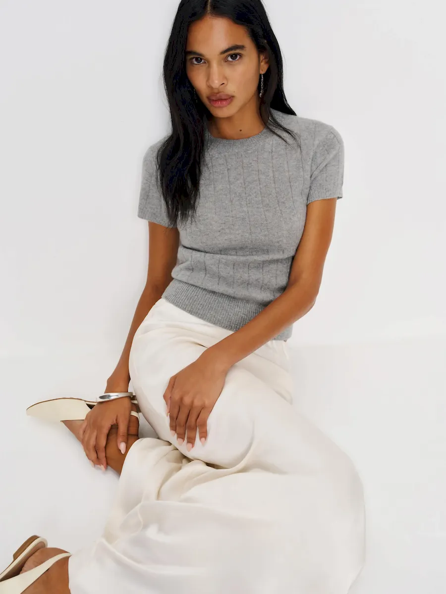 Darcy Cashmere Tee - Image 6
