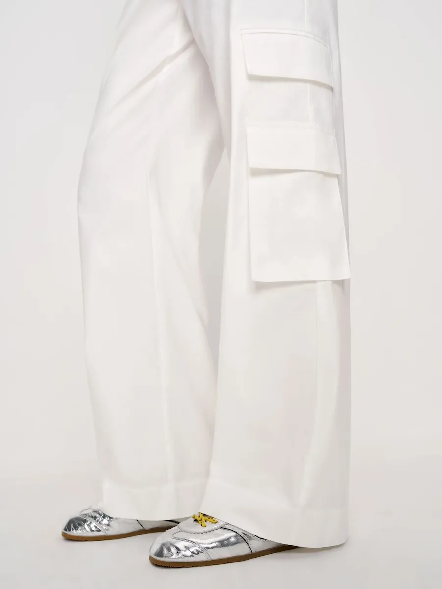 Vida Poplin Low Rise Cargo Pant - Image 2