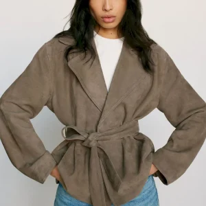 Veda Jaden Cropped Trench