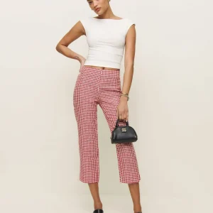 Petites Petra Linen Low Rise Pedal Pusher Pant