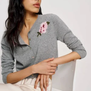 Gracie Cashmere Crew Cardigan