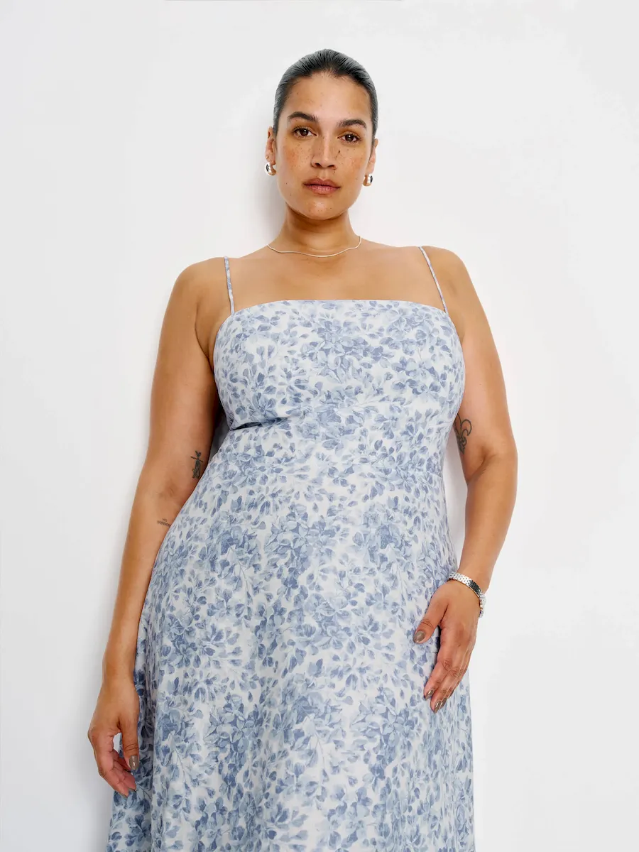 Monette Linen Dress Es - Image 2