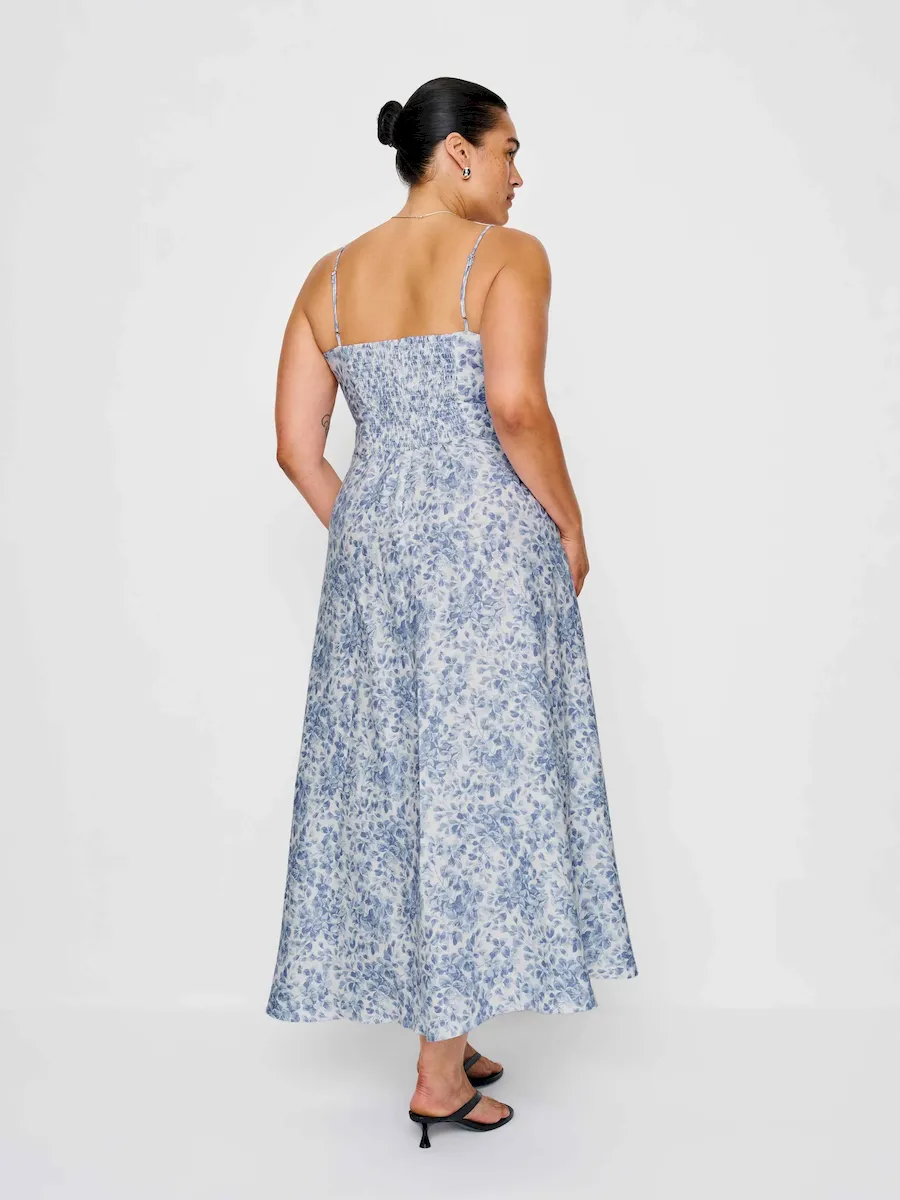 Monette Linen Dress Es - Image 4